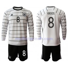 Maillot de Foot Allemagne Toni Kroos 8 Domicile UEFA EURO 2020 Manches Longues - Enfant